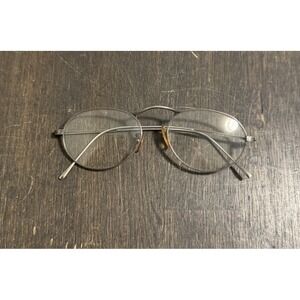 Oliver Peoples M-4 XL M4 eyeglasses Pewter Silver Larry David Tooled 80s RARE